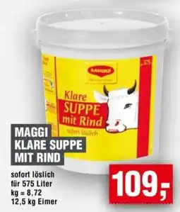 Handelshof MAGGI KLARE SUPPE MIT RIND Angebot