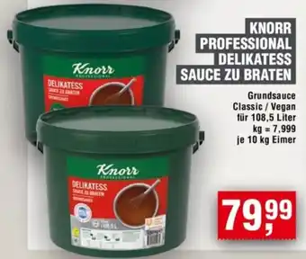Handelshof KNORR PROFESSIONAL DELIKATESS SAUCE ZU BRATEN Angebot