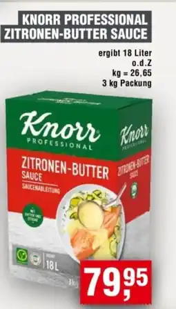 Handelshof KNORR PROFESSIONAL ZITRONEN-BUTTER SAUCE Angebot