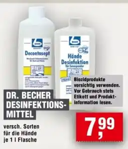 Handelshof DR. BECHER DESINFEKTIONSMITTEL Angebot