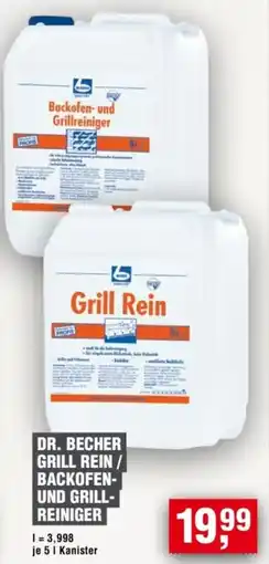 Handelshof DR. BECHER GRILL REIN / BACKOFEN- UND GRILL- REINIGER Angebot