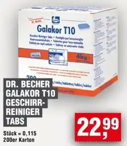 Handelshof DR. BECHER GALAKOR T10 GESCHIRRREINIGER TABS Angebot