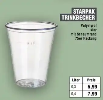 Handelshof STARPAK TRINKBECHER Angebot