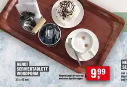 Handelshof HENDI SERVIERTABLETT WOODFORM Angebot