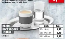Handelshof HENDI KAFFEEHAUSTABLETT Angebot