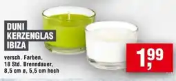 Handelshof DUNI KERZENGLAS IBIZA Angebot
