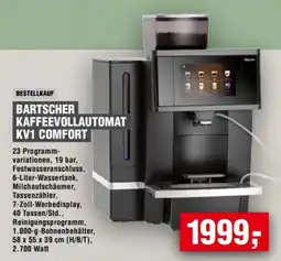 Handelshof BARTSCHER KAFFEEVOLLAUTOMAT KV1 COMFORT Angebot