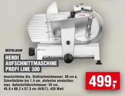 Handelshof HENDI AUFSCHNITTMASCHINE PROFI LINE 300 Angebot