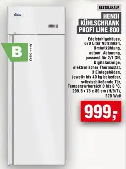Handelshof HENDI KÜHLSCHRANK PROFI LINE 800 Angebot