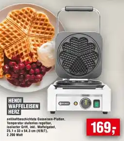 Handelshof HENDI WAFFELEISEN HERZ Angebot