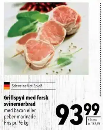 CITTI Markt Grillspyd med fersk svinemørbrad Angebot