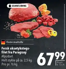 CITTI Markt Fersk oksetykstegs- filet fra Paraguay Angebot