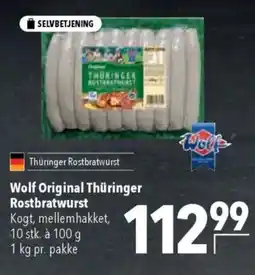 CITTI Markt Wolf Original Thüringer Rostbratwurst Angebot