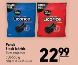 CITTI Markt Panda Finsk lakrids Angebot