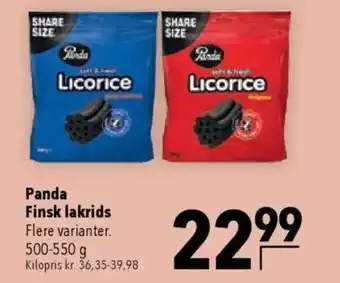 CITTI Markt Panda Finsk lakrids Angebot