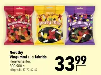 CITTI Markt Nordthy Vingummi eller lakrids Angebot