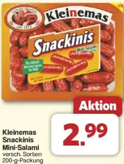 Famila Nord West Kleinemas Snackinis Mini-Salami Angebot
