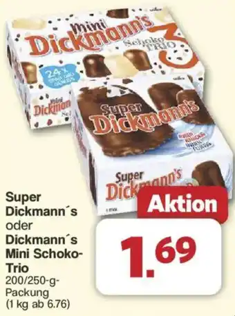 Famila Nord West Super Dickmann's oder Dickmann's Mini Schoko-Trio Angebot