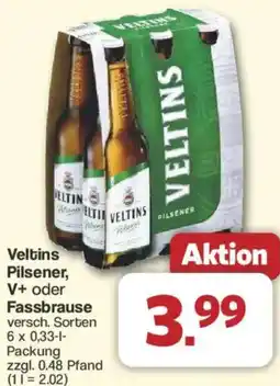 Famila Nord West Veltins Pilsener, V+ oder Fassbrause Angebot