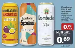 Famila Nord West Krombacher Pils, Spezi oder Fassbrause Angebot