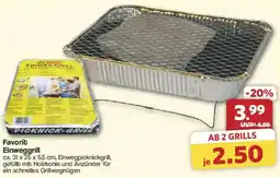 Famila Nord West Favorit Einweggrill Angebot
