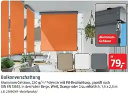 Bauhaus Balkonverschattung Angebot