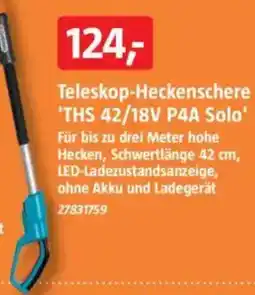 Bauhaus GARDENA Teleskop-Heckenschere 'THS 42/18V P4A Solo' Angebot