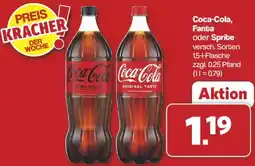 Famila Nord West Coca-Cola, Fanta oder Sprite Angebot