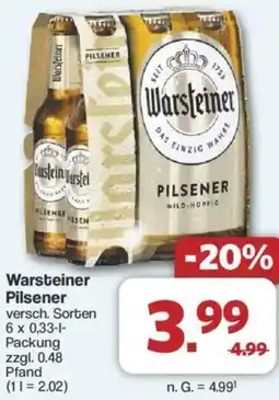 Famila Nord West Warsteiner Pilsener Angebot