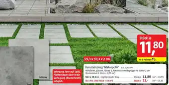 Bauhaus Feinsteinzeug 'Metropolis' Angebot