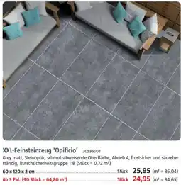 Bauhaus XXL-Feinsteinzeug 'Opificio' Angebot