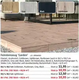 Bauhaus Feinsteinzeug 'Garden' Angebot