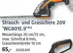 Bauhaus WORX Strauch- und Grasschere 20V 'WG801E.9' Angebot