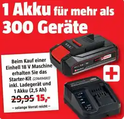 Bauhaus Einhell 1 Akku für mehr als 300 Geräte Angebot