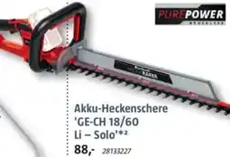Bauhaus Einhell Akku-Heckenschere 'GE-CH 18/60 Li - Solo' Angebot