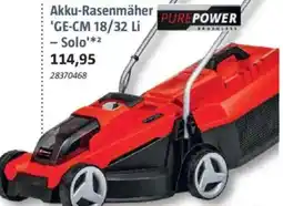 Bauhaus Einhell Akku-Rasenmäher 'GE-CM 18/32 Li- Solo' Angebot