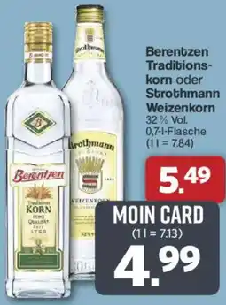 Famila Nord West Berentzen Traditionskorn oder Strothmann Weizenkorn Angebot