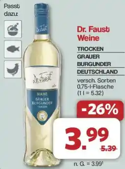 Famila Nord West Dr. Faust Weine Angebot