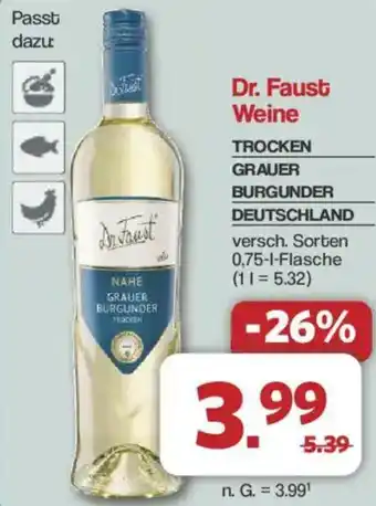Famila Nord West Dr. Faust Weine Angebot