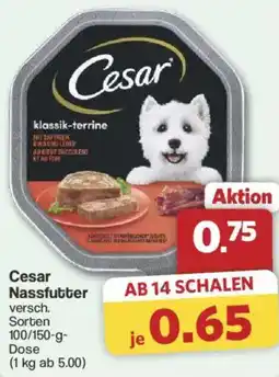 Famila Nord West Cesar Nassfutter Angebot