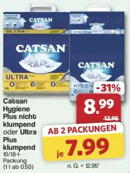Famila Nord West Catsan Hygiene Plus nicht klumpend oder Ultra Plus klumpend Angebot