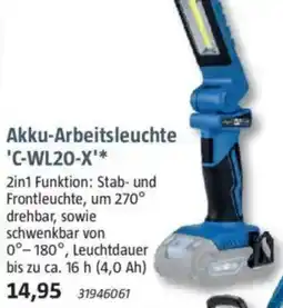 Bauhaus Scheppach Akku-Arbeitsleuchte 'C-WL20-X' Angebot