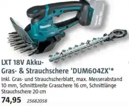 Bauhaus Makita LXT 18V Akku Gras- & Strauchschere 'DUM604ZX' Angebot