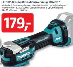 Bauhaus Makita LXT 18V Akku-Multifunktionswerkzeug 'DTM52' Angebot
