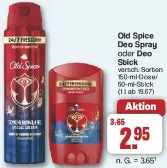Famila Nord West Old Spice Deo Spray oder Deo Stick Angebot