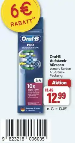 Famila Nord West Oral-B Aufsteckbürsten Angebot