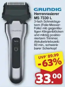 Famila Nord West GRUNDIG Herrenrasierer MS 7330 L Angebot