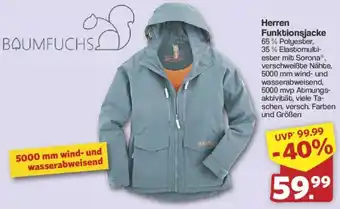 Famila Nord West Herren Funktionsjacke Angebot