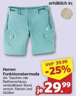Famila Nord West Herren Funktionsbermuda Angebot