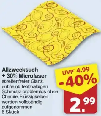 Famila Nord West Allzwecktuch +30% Microfaser Angebot